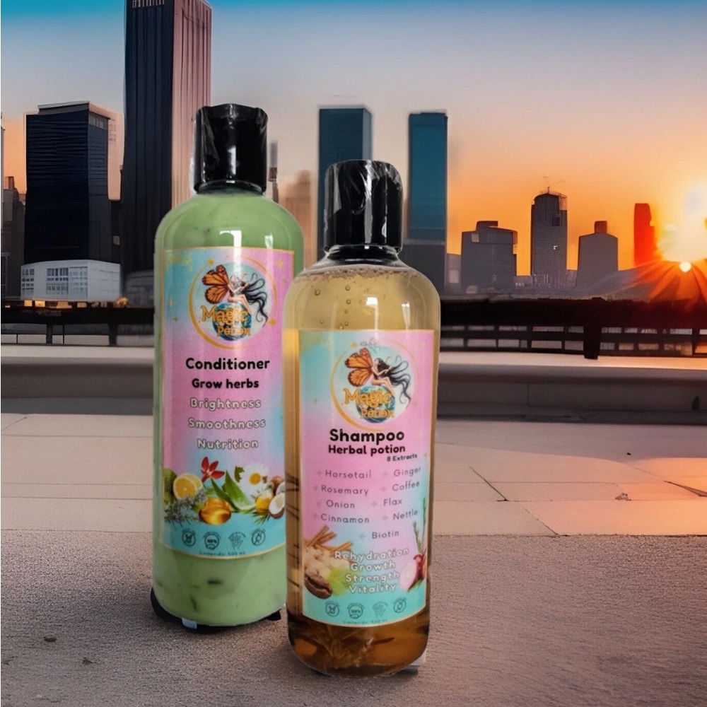 Herbal Shampoo and Conditioner Set
